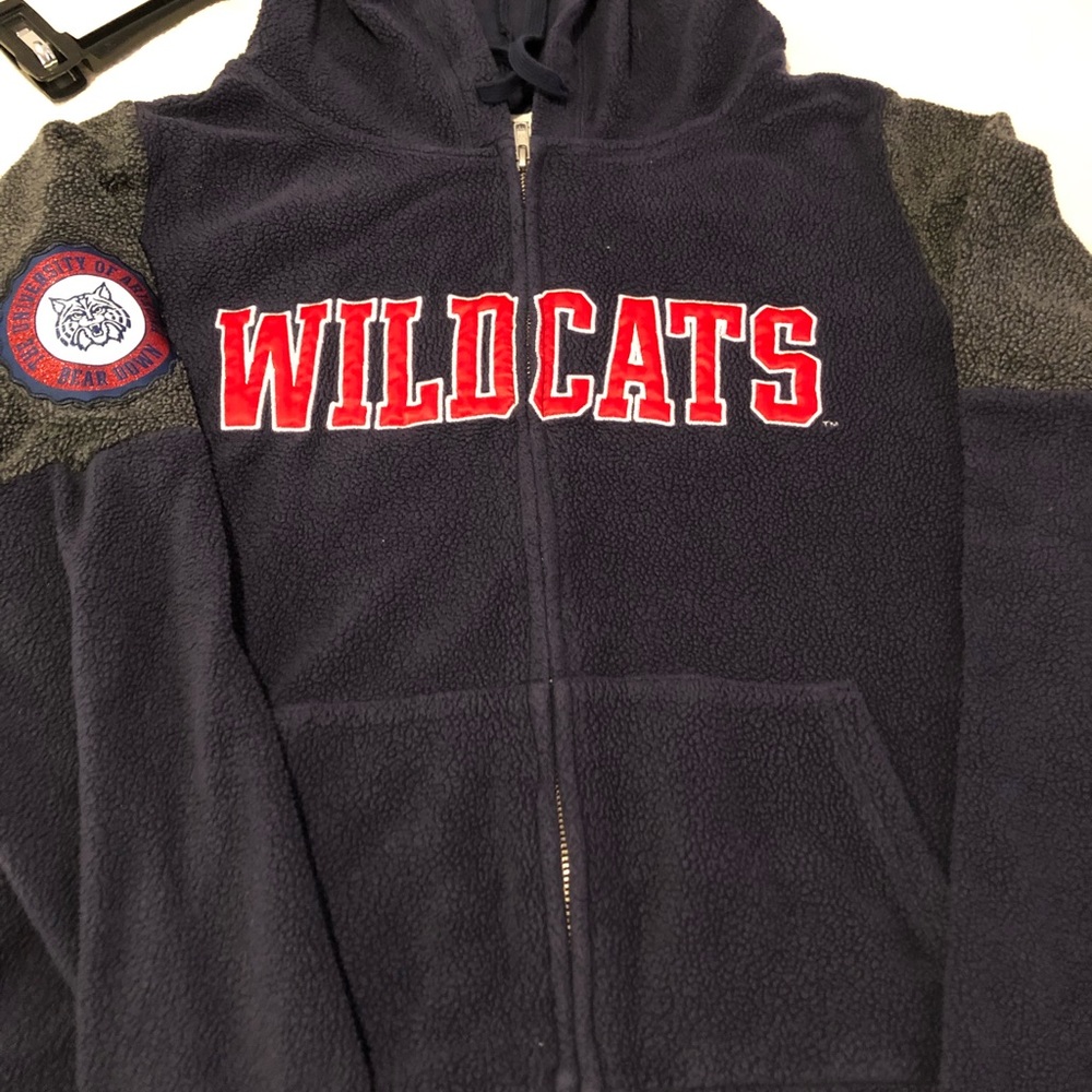 Pink college collection fleece hoodie